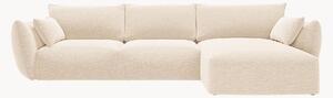 Sofa narożna z szenilu Matera (5-osobowa)