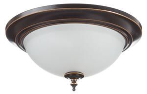 Lampa Sufitowa Westinghouse, Harwell, ściemnialny, antyczny mosiądz, salon, metal, antyczny