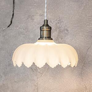 Lampa Wisząca Markslöjd, Kurage, ściemnialny, biały, salon, szkło