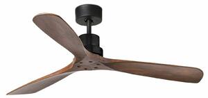Wentylator sufitowy Lantau, średnica 132 cm, pilot, orzech/czarny FARO BARCELONA, Lantau, drewniany, salon, drewno, nowoczesny