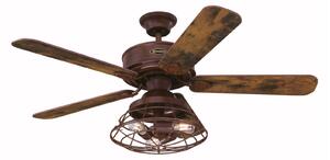 Lampa Sufitowa Westinghouse, Barnett, drewniany, salon, drewno, vintage