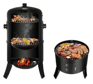 Grill węglowy VELACO VL12-BLACK Czarny