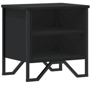 Czarna szafka nocna w stylu loft A9-R58