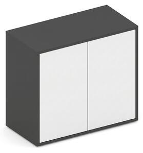 Szafka biurowa FUTURE, 1 półka, 800 x 400 x 710 mm, grafit