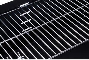 Grill ogrodowy węglowy GOCKOWIAK Paril na kółkach, półki boczne, regulacja wysokości