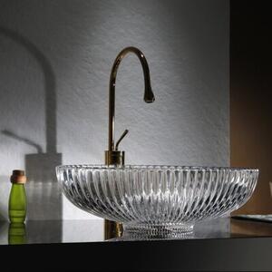 Umywalka nablatowa HYDROSAN BRILLANT3-TR-510 Owalny Transparentny
