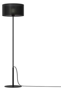 Lampa stojąca podłogowa loftowa abażur czarna siateczka 1xE27 15W Loft shade Luminex