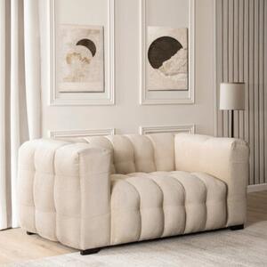 Kanapa Sofa Glamour 3 Osobowa Do Salonu Wygodna Kremowa MODERNO 2S