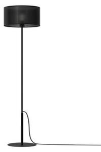 Lampa stojąca podłogowa loftowa abażur czarna siateczka 1xE27 15W Loft shade Luminex