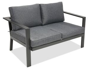 Aluminiowa sofa 2 osobowa Sydney Garden Point antracyt