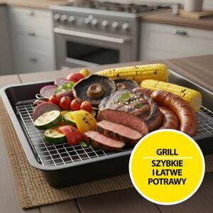 Kuchnia BEKO FSM51339DWDS SteamAdd Pieczenie 3D Grill Termoobieg Wok