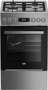 Kuchnia BEKO FSMT51339DXDT SteamAdd Pieczenie 3D Rożen Grill Termoobieg Wok