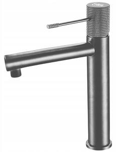 Bateria umywalkowa nablatowa Estiva Rinda 30 cm gun grey wysoka 1 szt