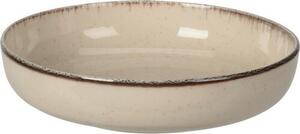 EH Porcelanowy talerz głęboki, śr. 20 cm, beżowy