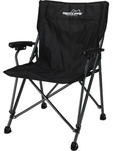 Składane krzesło kempingowe 89 x 61 x 58 cm, czarny