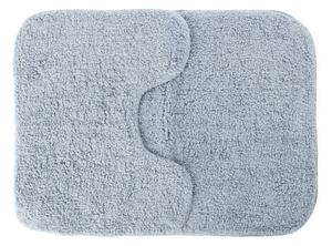 Zestaw dywaników łazienkowych jasnoszary, 2 szt