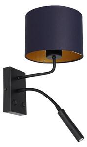 Luminex Kinkiet ARDEN 1xE27/60W+1xG9/8W/230V niebieski LU3563