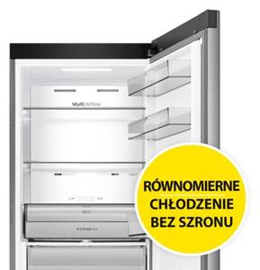 Lodówka HISENSE RB3K330SEIE No Frost 185.6 cm Stal nierdzewna