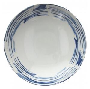 Talerz TOGNANA Maiolica Grigio 21 cm Niebieski