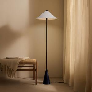 Lampa stojąca Norvik Lindby, czarny, salon / jadalnia, metal, nowoczesny