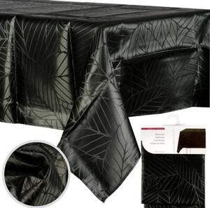 Obrus plamoodporny ciemnozielony 220x150 cm