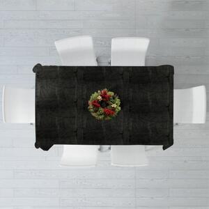 Obrus plamoodporny ciemnozielony 220x150 cm