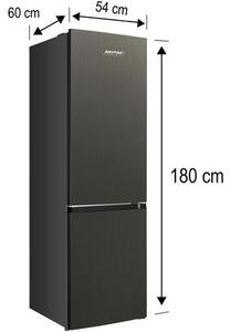 Lodówka MPM 254-FF-51 E No frost 180cm Ciemny Inox