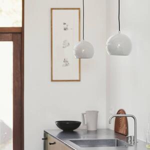 Lampa wisząca FRANDSEN Ball, biały matowy, Ø 18 cm