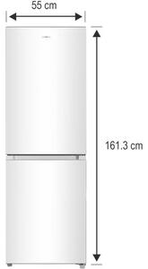 Lodówka GORENJE RK416DPW4 161.3cm Biała