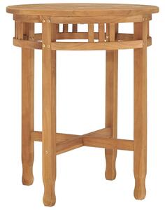 Stolik bistro, Ø60x75,5 cm, lite drewno tekowe