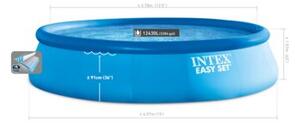 Basen ogrodowy rozporowy Easy Set INTEX 26166GN kolor niebieski