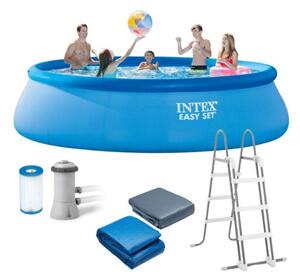 Basen ogrodowy rozporowy Easy Set INTEX 26166GN kolor niebieski