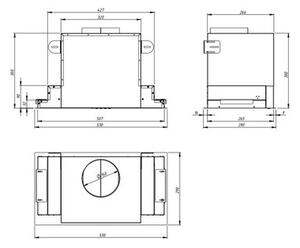 Okap AKPO WK-12 Evita 60 BiaÅy 418.5m3/h 69db klasa C