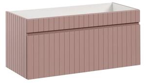 Szafka pod umywalkę nablatową ICONIC ROSE 82 100cm różowa