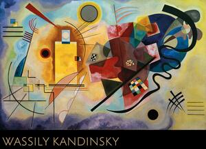 Druk artystyczny ty Czerwony Niebieski, Wassily Kandinsky