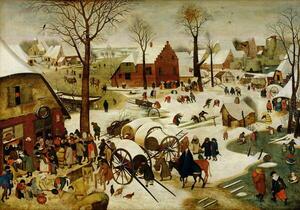 Reprodukcja The Census at Bethlehem, Brueghel, Pieter the Younger