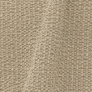 Pokrowiec elastyczny na kanapę narożną Denia śmietanowy, 340 - 540 cm x 60 - 110 cm