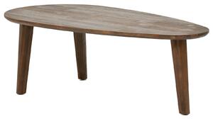 Drewniany stolik kawowy o owalnym kształcie Ashton L06