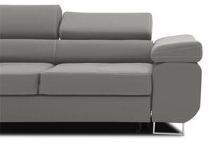 RozkÅadana sofa, Bellezza, 209x100x87 cm, jasny szary | TYLETEGOTU