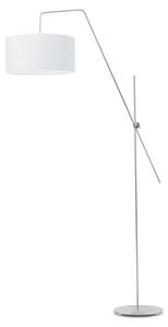 Lampa stojąca podłogowa przegubowa regulowana z abażurem walec MODERN