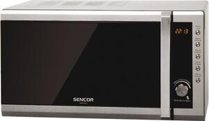 Kuchenka mikrofalowa SENCOR SMW 6001DS 700W średnica 24.5 cm pojemność 20L Stal nierdzewna