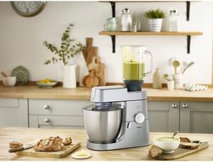 Robot kuchenny planetarny KENWOOD KVL4165S Chef XL 1200W + Malakser KAH65.000PL krojący warzywa w kostkę