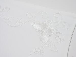 Poszewka dekoracyjna na poduszkę BUTTERFLY DANCE 40x40 cm, biała