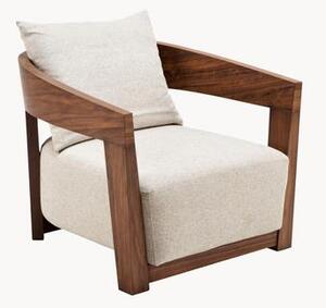 Ręcznie wykonany fotel z drewna Rubautelli