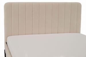 MebleMWM Łóżko tapicerowane SF1033 | 160x200 | Welur | Beżowy #3