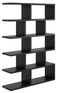 Minimalistyczny Regał Czarny Otwarty Stojący Lub Wiszący F8-P06