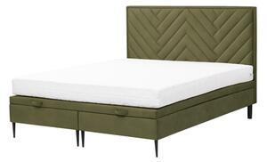 Łóżko zielone DONNA FIR 140 cm