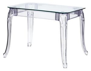 Transparentny stół prostokątny - Immel