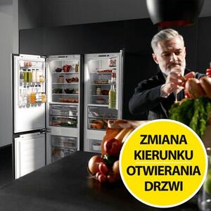 Lodówka BEKO b100 RCNA305K40XBRN No Frost 181.3cm Ciemny Inox