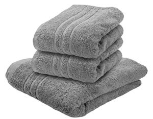 2x ręcznik kąpielowy CLASSIC jasnoszary